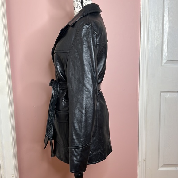 Mercia Italy Lamb Jacket. Black. NWOT. SIZE M - Picture 3 of 10